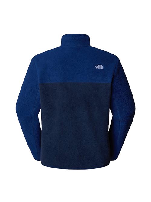 Giacca da uomo in pile, 1/4zip, tasca, colore navy/blue. THE NORTH FACE | NF0A883S8ZE1